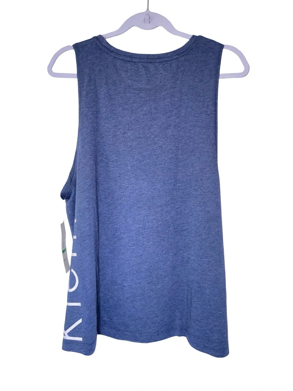 Calvin‎ Klein Performance Sleeveless Tank Top Blue Muscle Tee Graphic